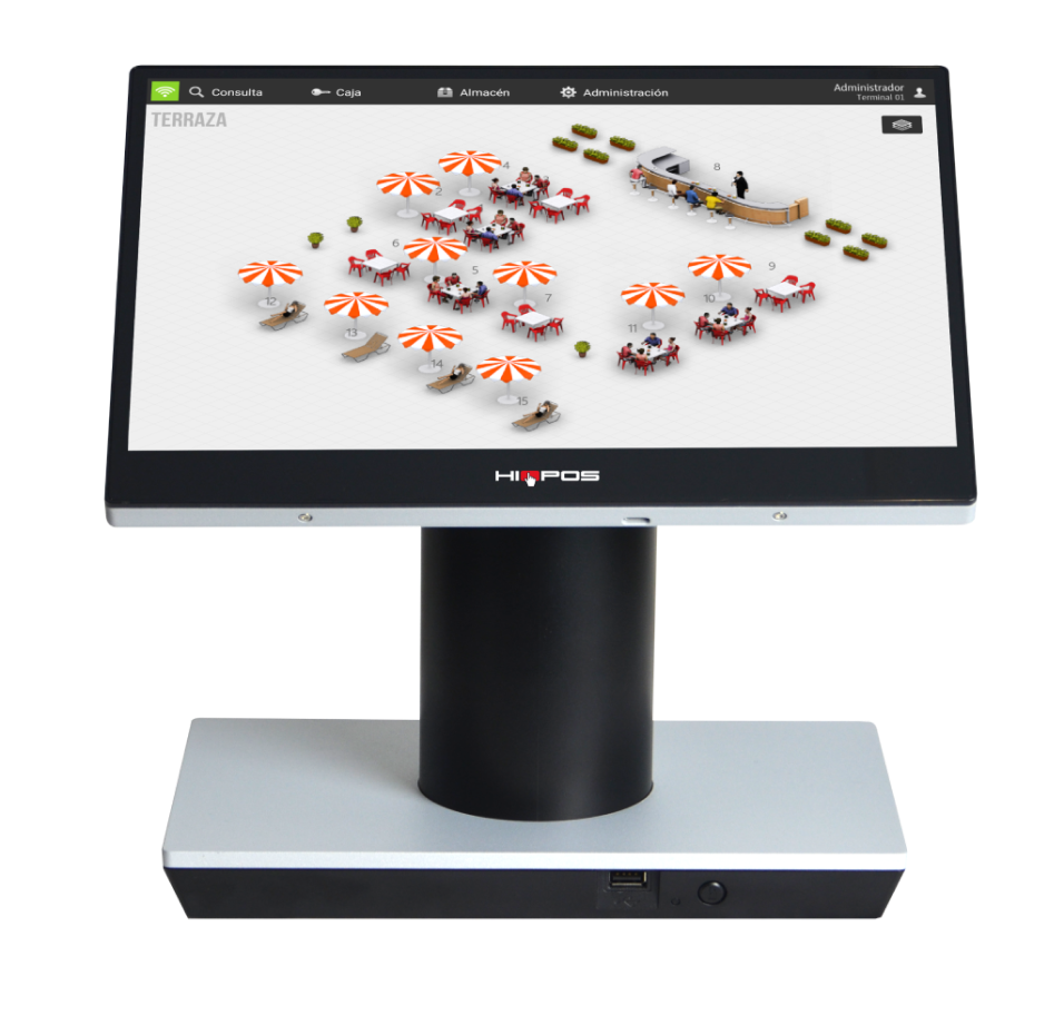 TPVM278 Terminal - Vista Frontal